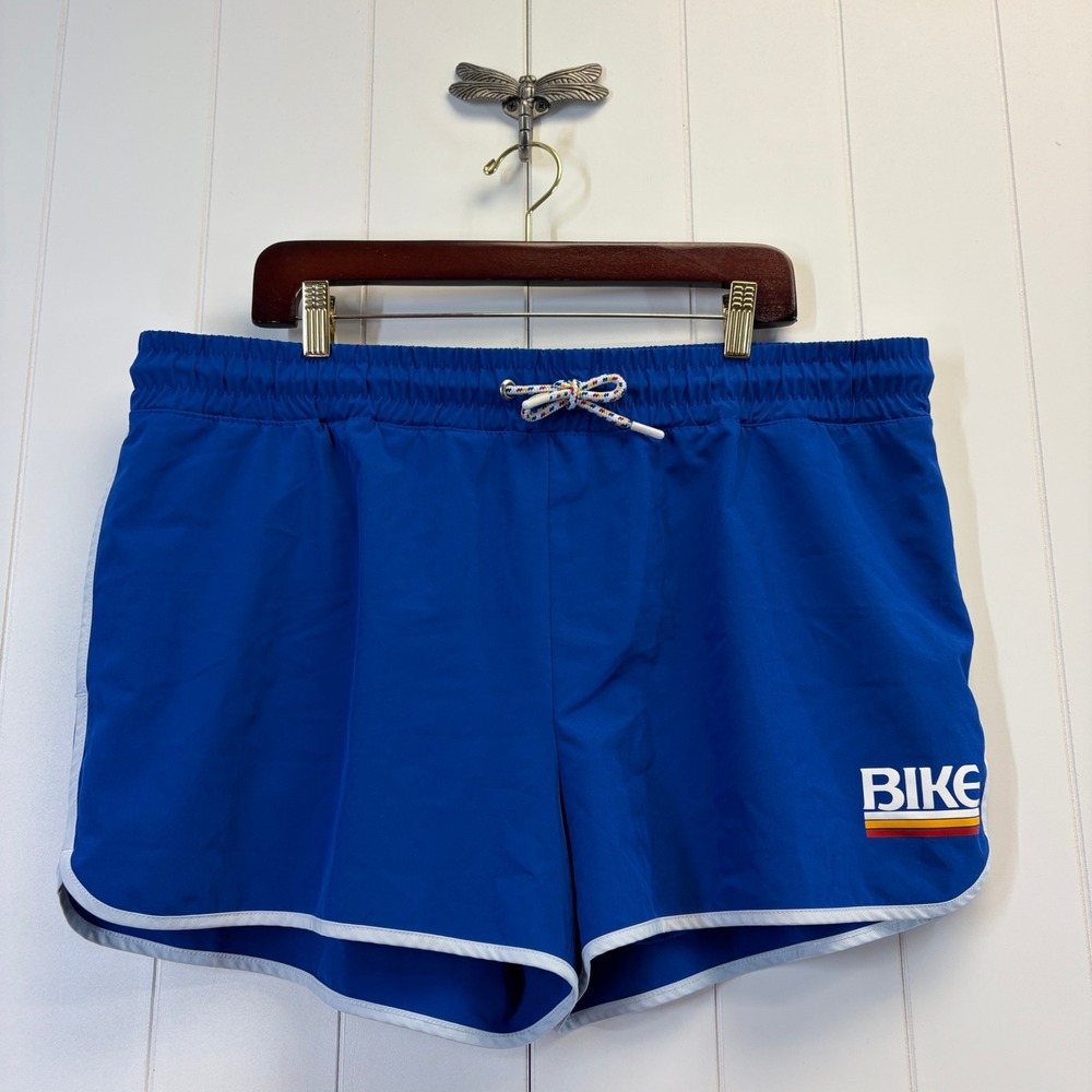 BIKE Retro Sporty Athletic Shorts Mens Size 2XL Running Activewear Fitness Gym